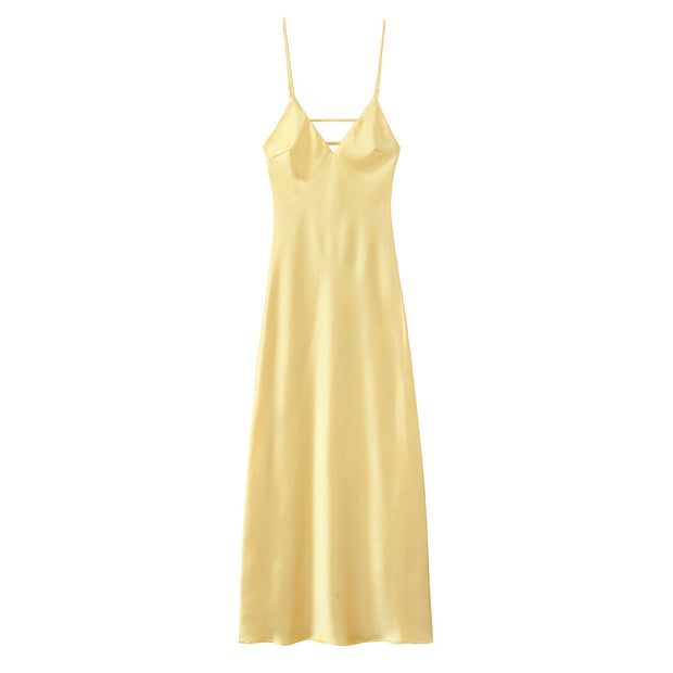 WW | Glamouröses Midi Sling Langkleid