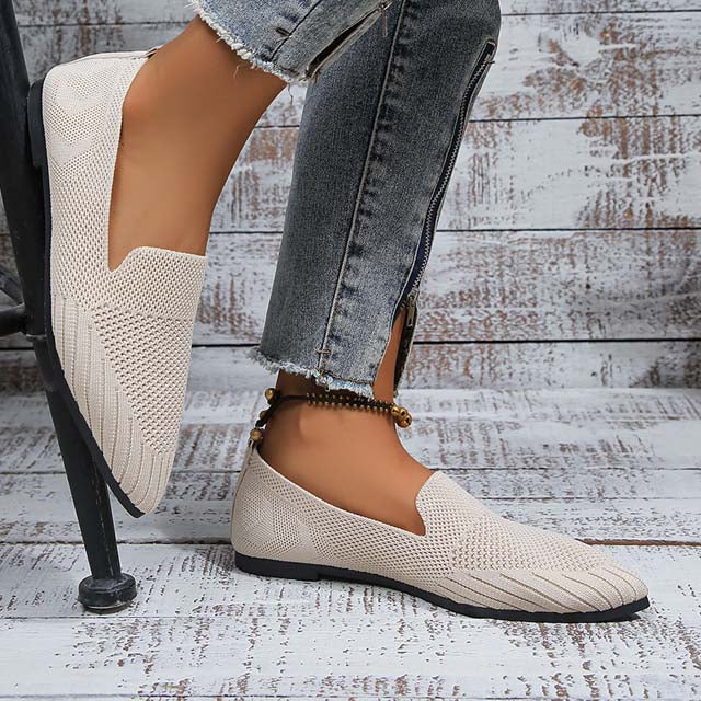 WW | Mesh-Schuhe Mit Spitzer Spitze