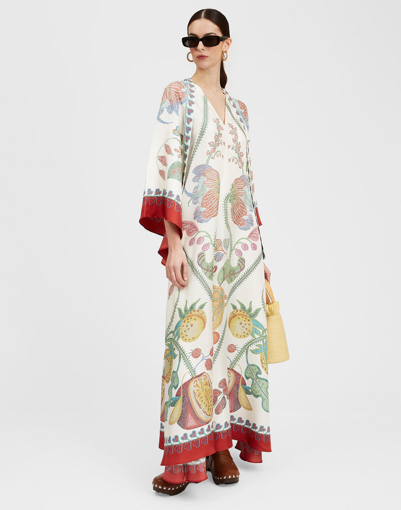 WW | Bedrucktes Dreiviertelarmkleid