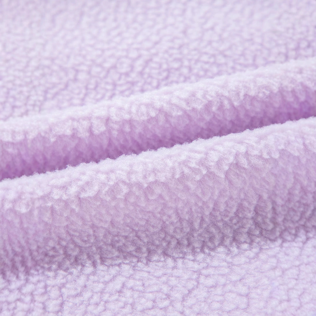 Damen Fleece-Pullover mit hohem Kragen und praktischer Fronttasche WW