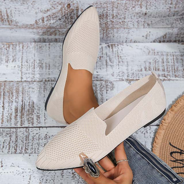WW | Mesh-Schuhe Mit Spitzer Spitze
