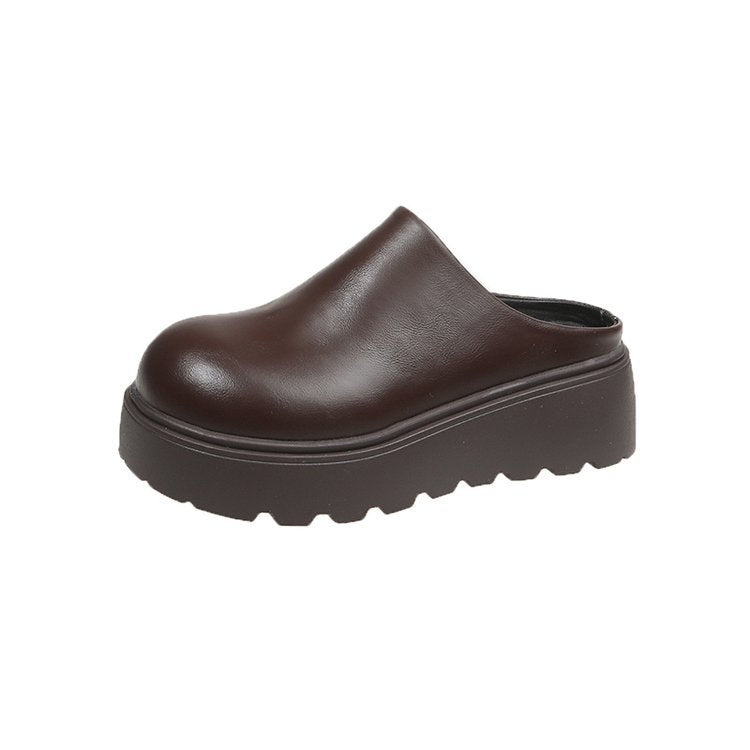 Damen stilvolle Clogs mit hohem Plateau und rutschfester Sohle W&W