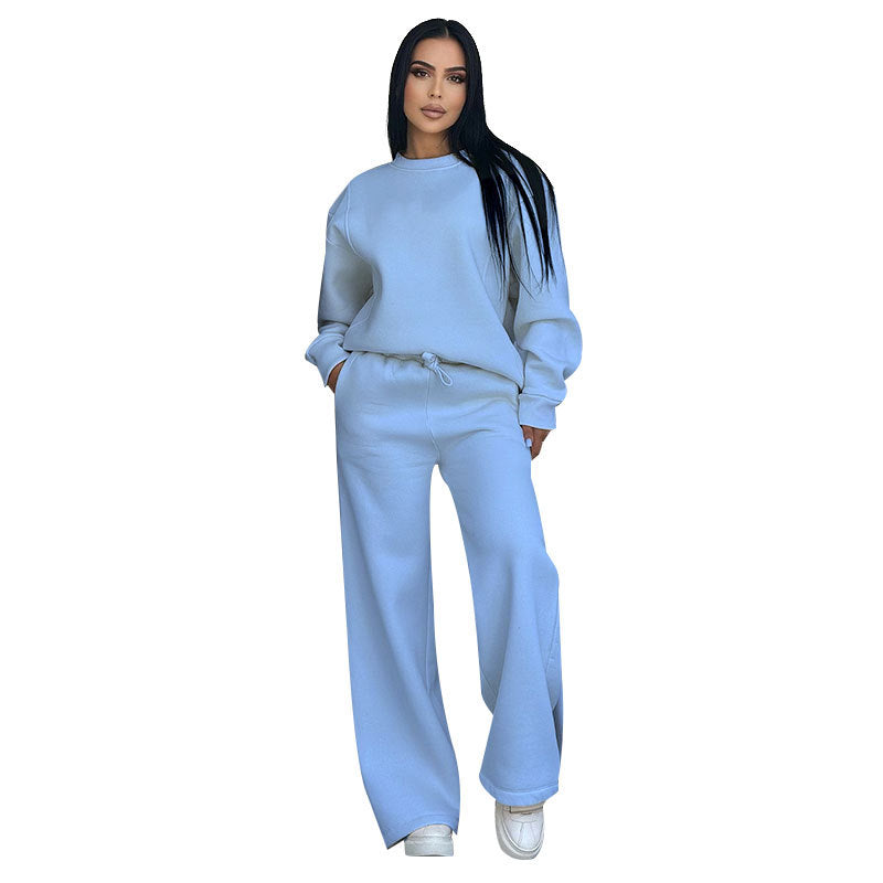 Damen Sport-Fleece-Set mit hochwertigem Reißverschluss und praktischem Taschen WW