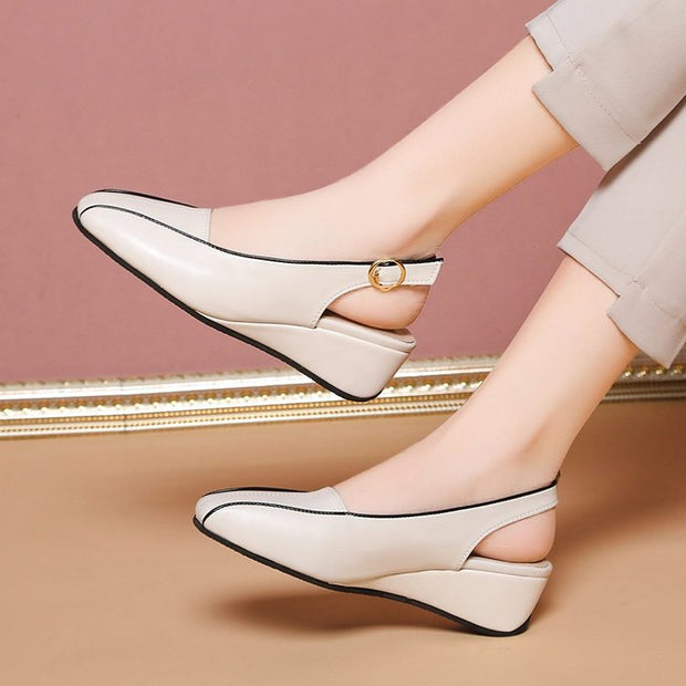 Damen Slingback-Wedges mit elegantem Riemen und modischem Design W&W