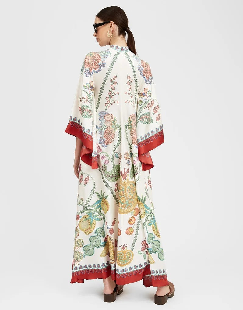 WW | Bedrucktes Dreiviertelarmkleid