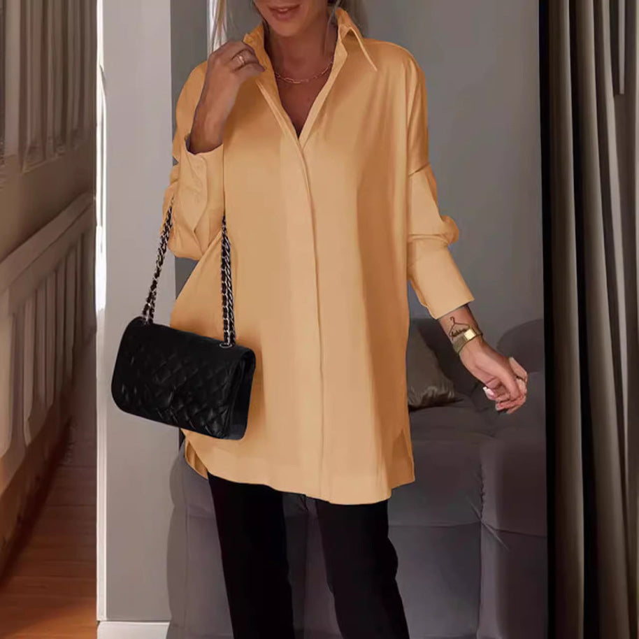 WW | Einfacher Pullover Langarmshirt