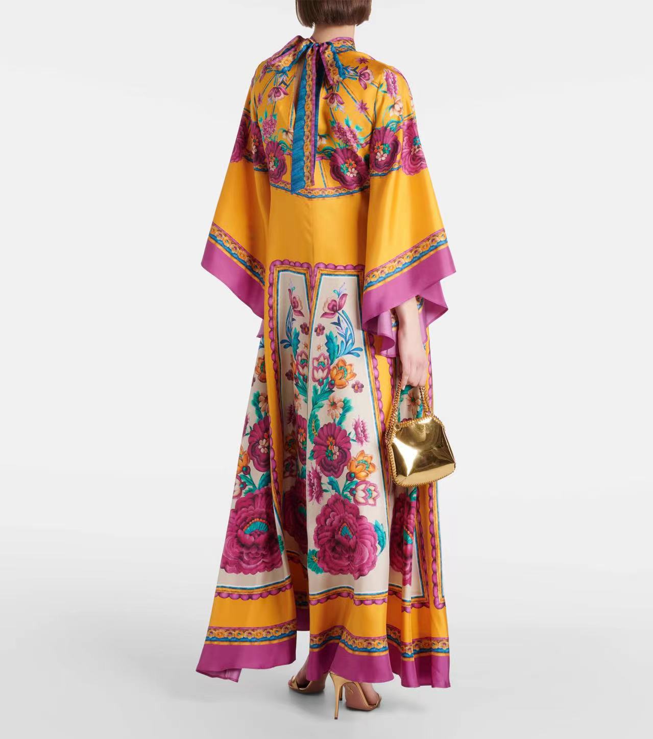 WW | Bedrucktes Dreiviertelarmkleid