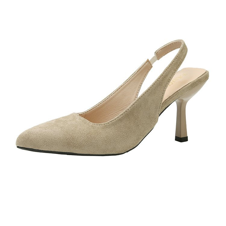 Damen Slingback-Pumps mit elegantem spitzem Zehenbereich und komfortablem Blockabsatz W&W