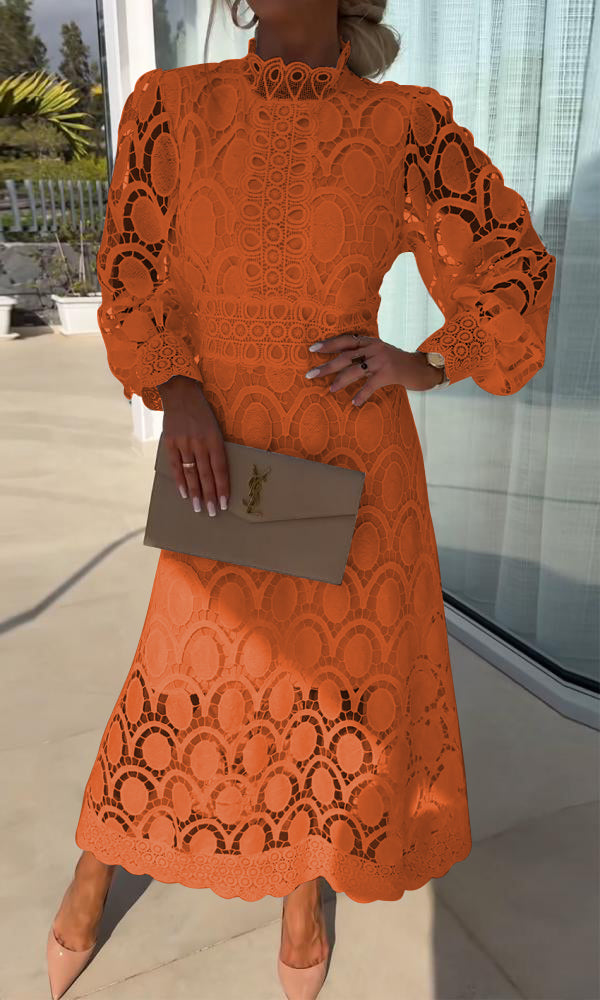 WW | Damen Spitze Freizeitkleid