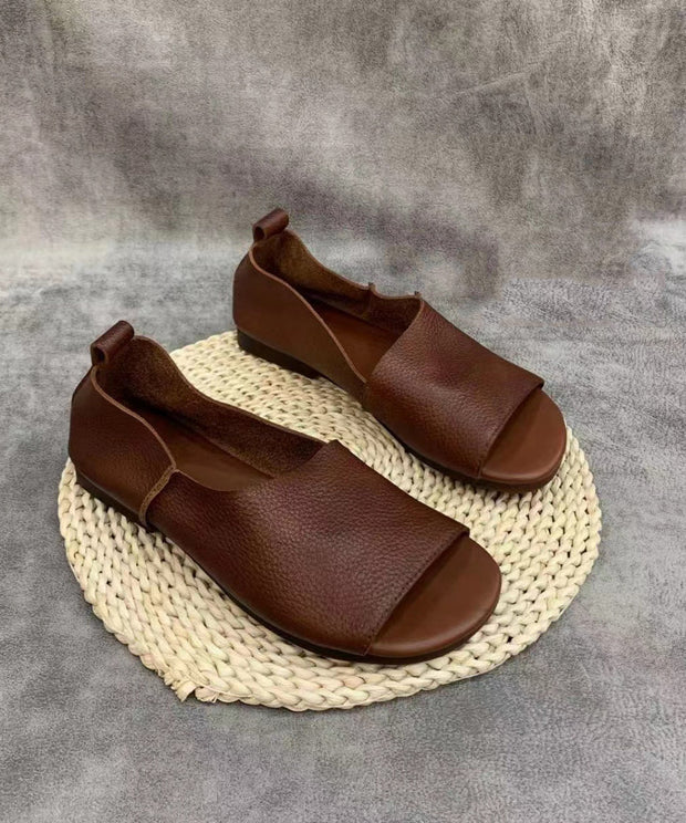 WW | Flache Schuhe mit Offenen Zehen