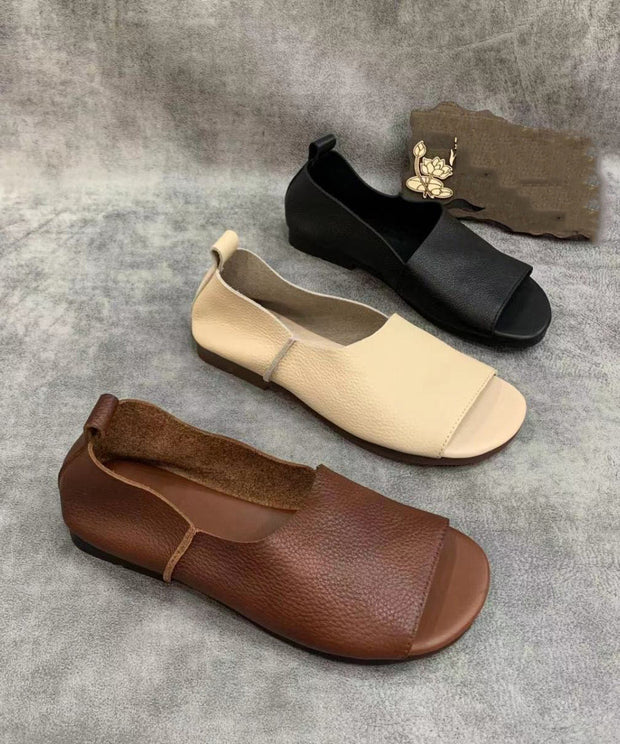 WW | Flache Schuhe mit Offenen Zehen