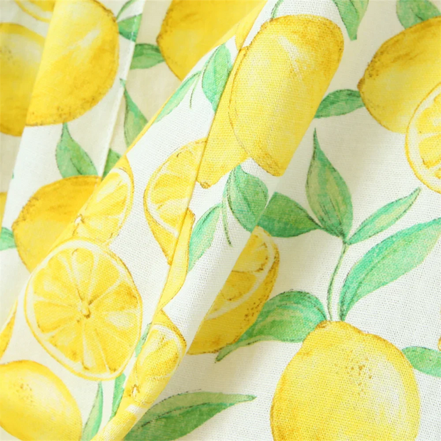 WW - Slim-Fit - Mit Zitronenprint - Sommer