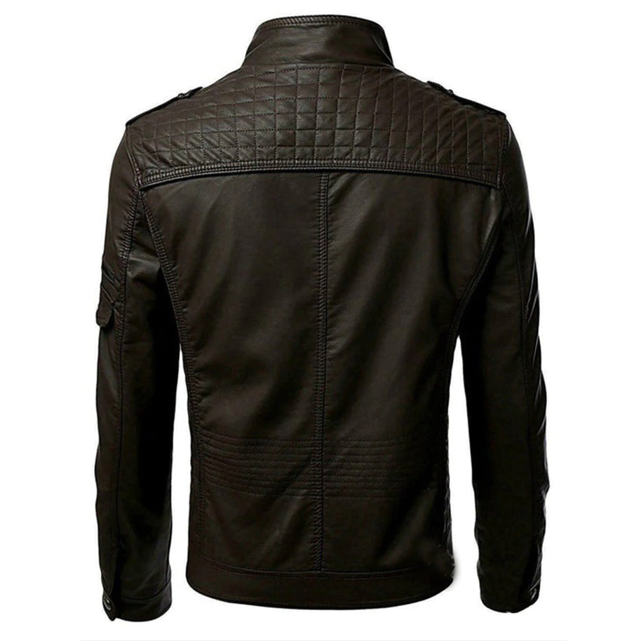 WW | Herren moderne Lederjacke