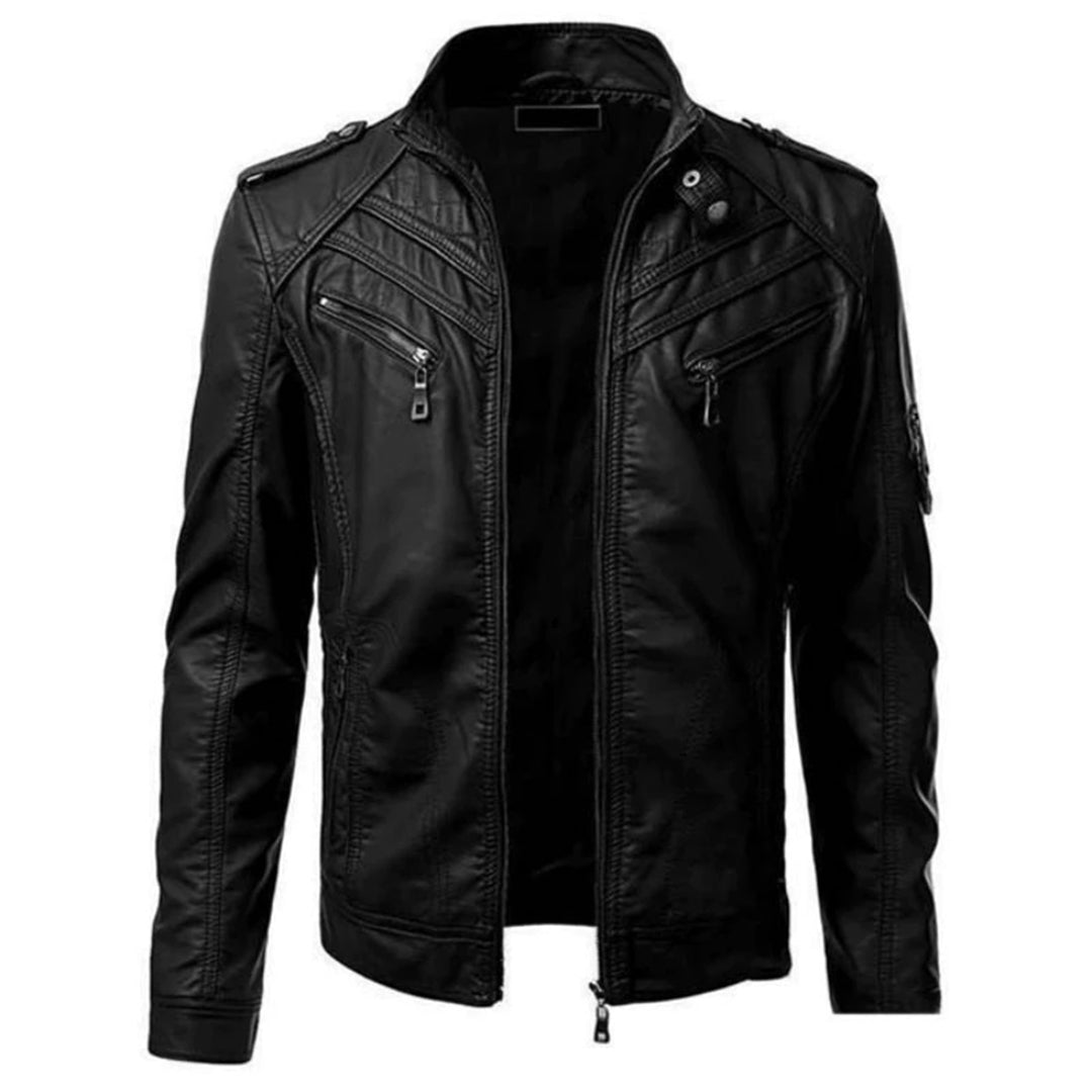 WW | Herren moderne Lederjacke