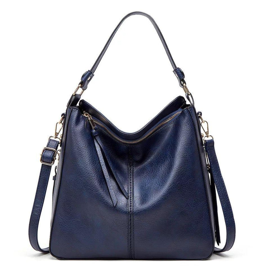 WW | Leder Tasche Mit Großer Kapazität Und Seitenfächern