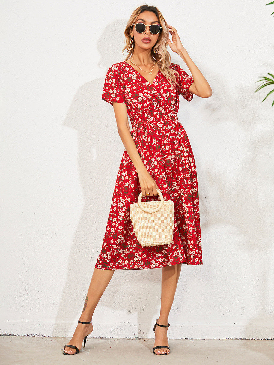 WW | Damen Kleid mit Blumenmuster