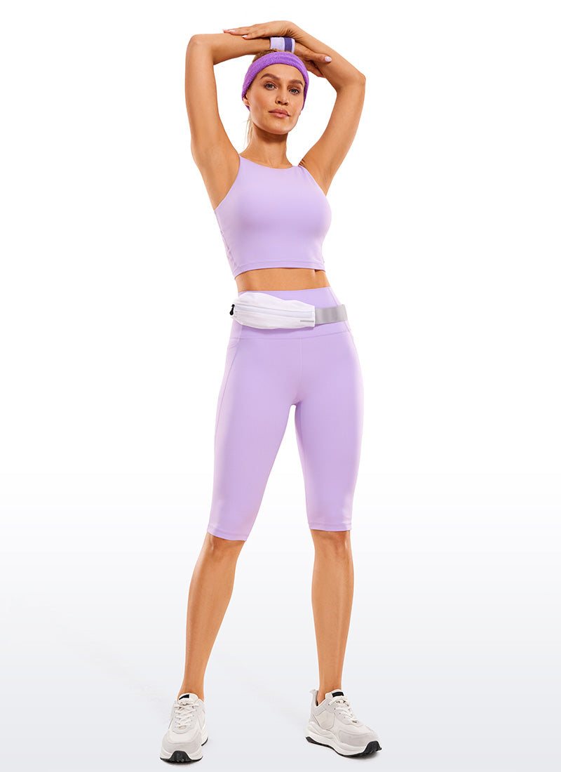 WW | Knie Länge Taschen Capri Leggings 13''