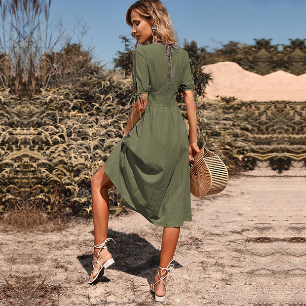 WW - Lässiges Midikleid mit Knöpfen