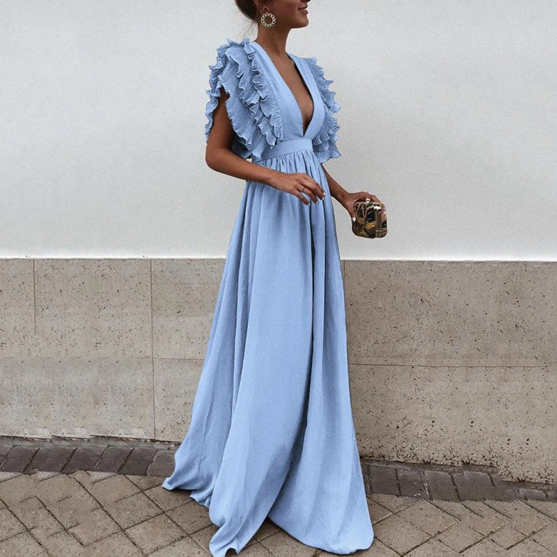 W&W - Elegantes Kleid mit gerafften Ärmeln