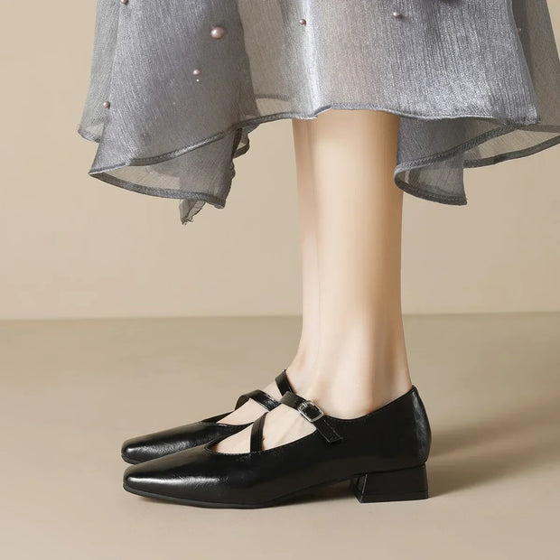 WW | Hohe Absätze Im Mary Jane Stil mit Bootsohle und Komfort
