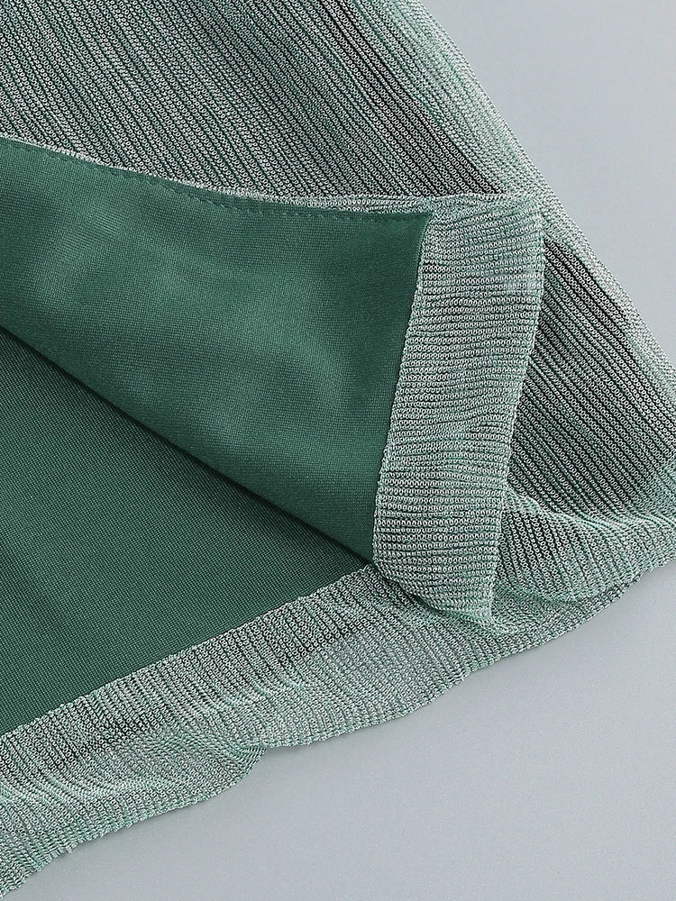 WW | Glitzer Rückenfrei Abend Maxi Kleid