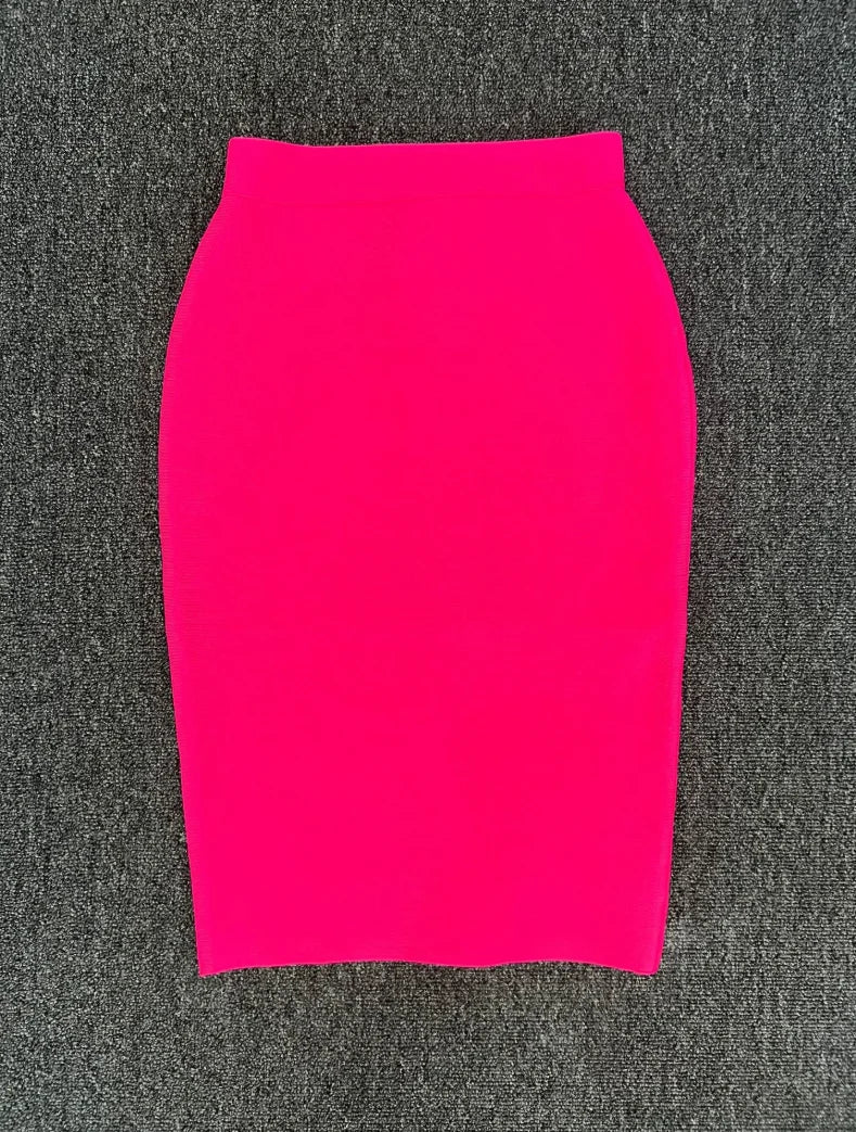 WW | Frauen Neue Rayon Bandage Rock Elegante Bleistiftrock Berühmte Sexy Club Party Kleidung Vintage Vestios