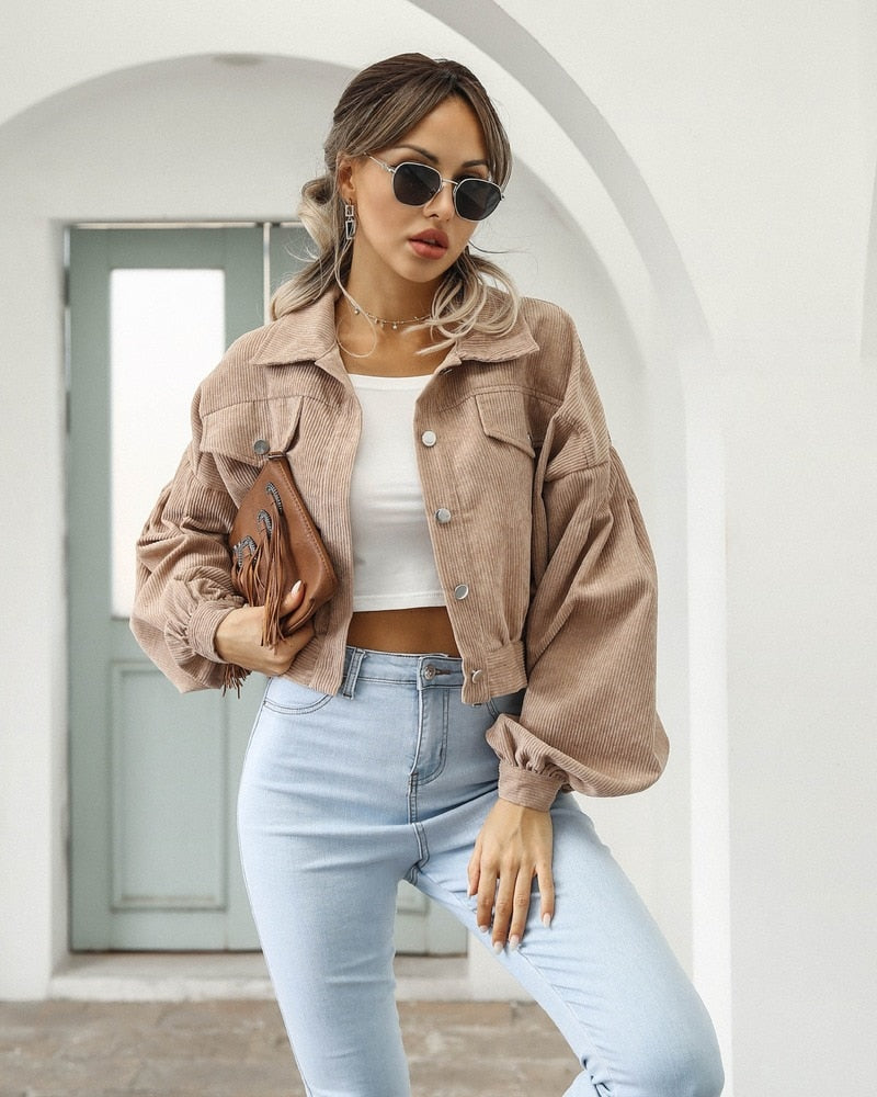 Kuschelige Herbstjacke