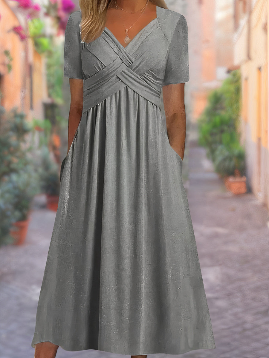 WW | Midi-Kleid mit Seitentaschen