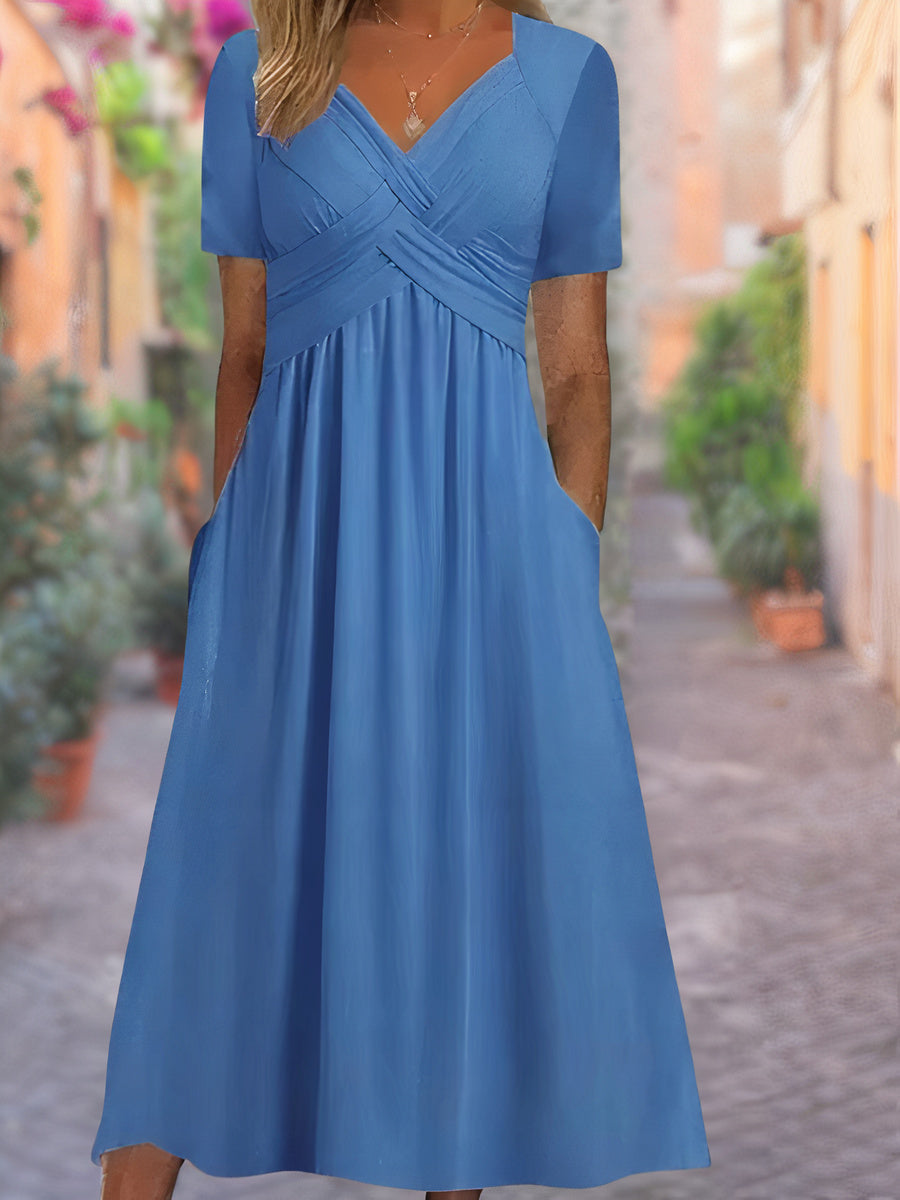 WW | Midi-Kleid mit Seitentaschen