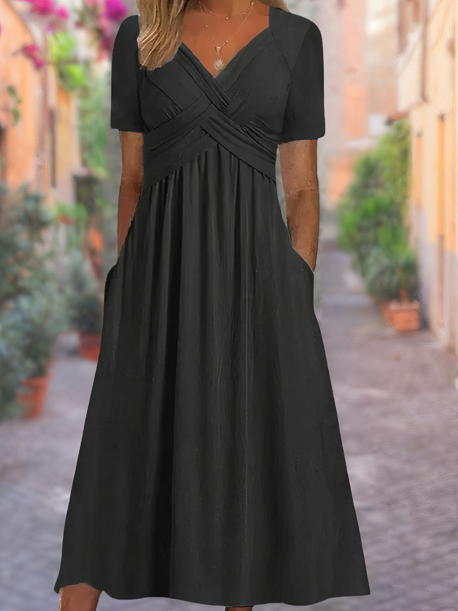 WW | Midi-Kleid mit Seitentaschen