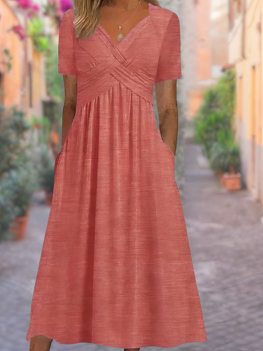 WW | Midi-Kleid mit Seitentaschen