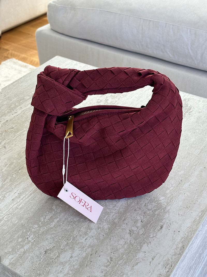 WW | Geflochtene Mini Tasche Aus Wildleder
