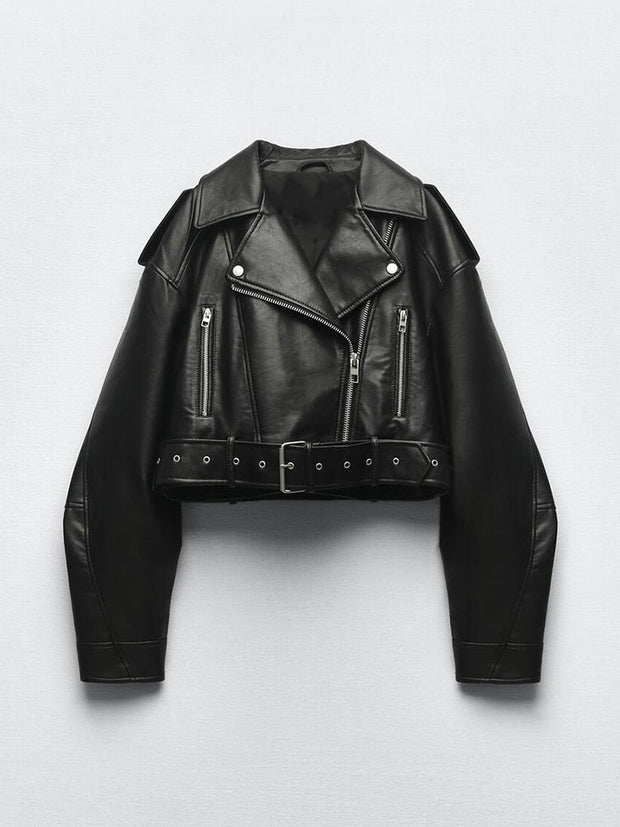 WW - Vintage Jacke Aus Veganem Leder
