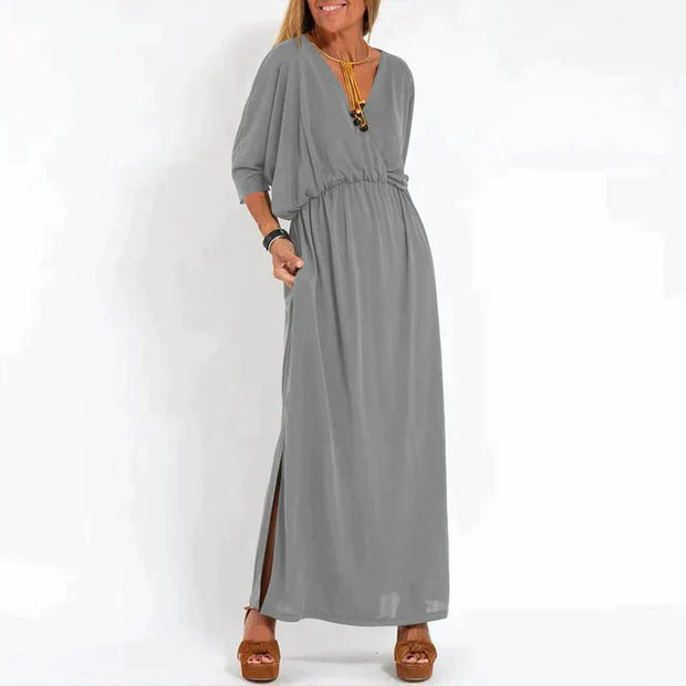 WW | Elegantes Boho-Maxikleid mit Taillenband