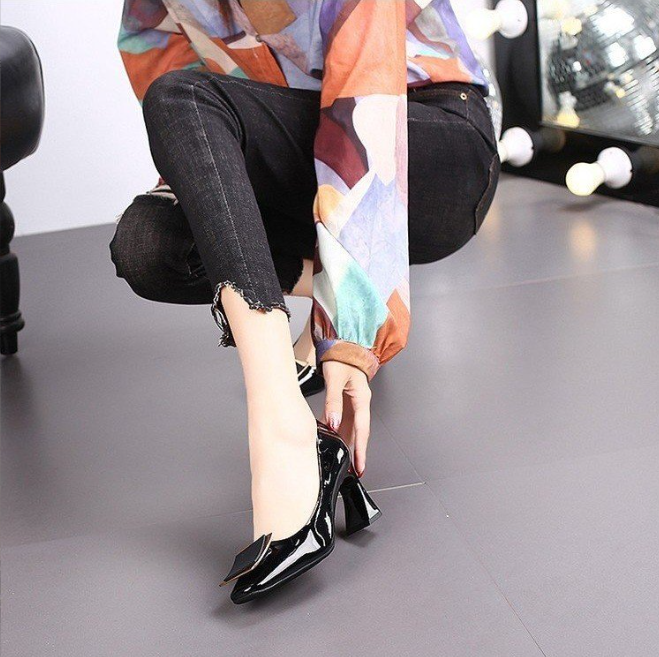 WW | Damen Schuhe für Geschäftsanlässe, spitze Absatzschuhe