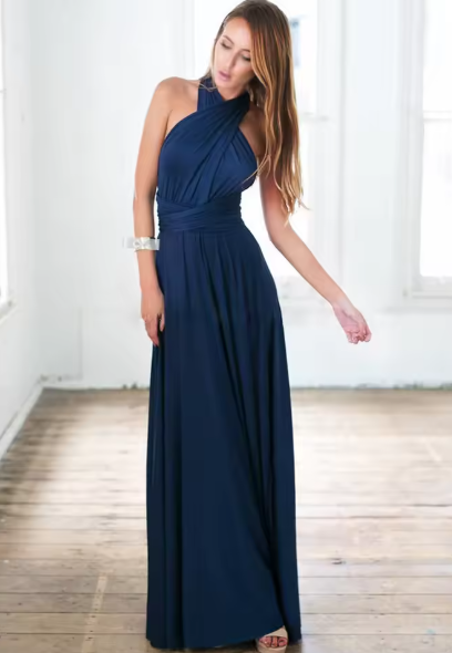 WW | Ärmelloses Damen Maxikleid