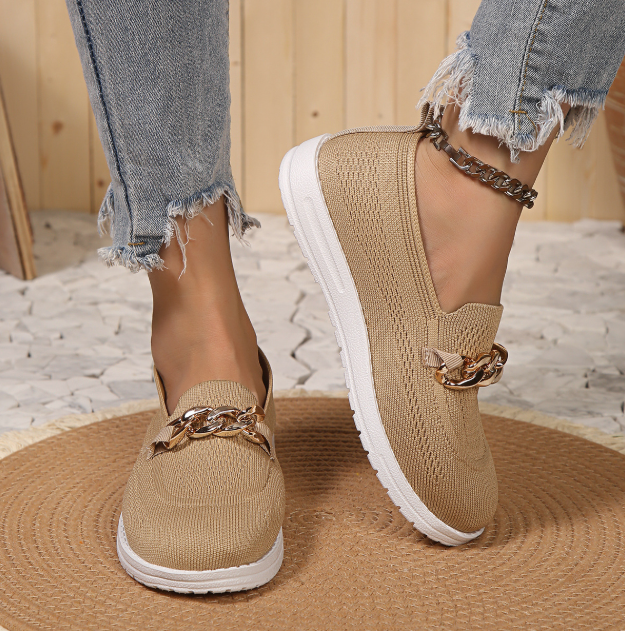 WW | Orthopädische Schuhe Mit Kettendesign