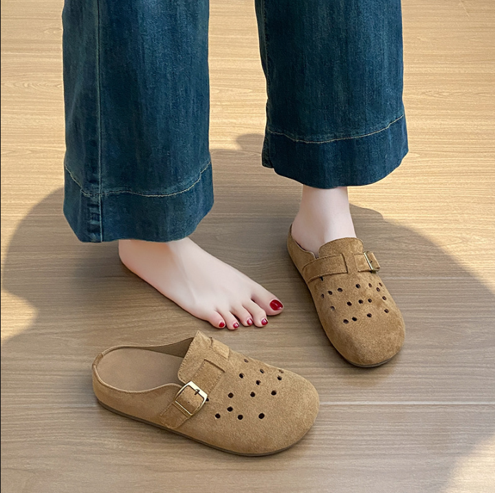 WW | Retro Kork Clogs Mit Slingback