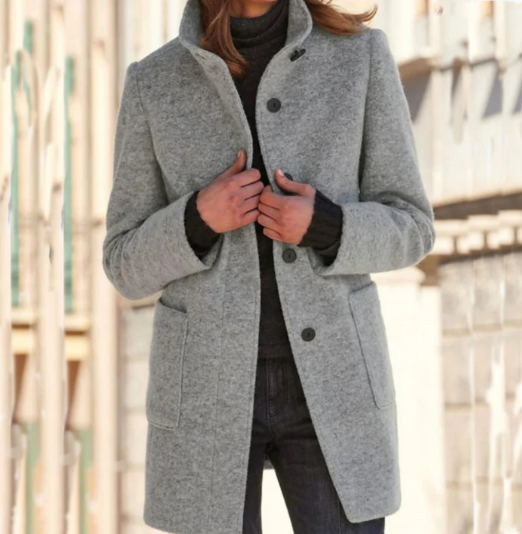 WW | Stilvoller & Eleganter Button-Down-Mantel