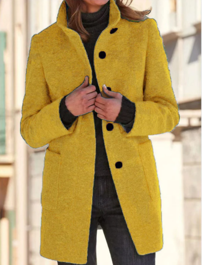 WW | Stilvoller & Eleganter Button-Down-Mantel