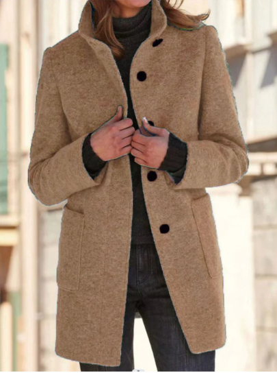 WW | Stilvoller & Eleganter Button-Down-Mantel