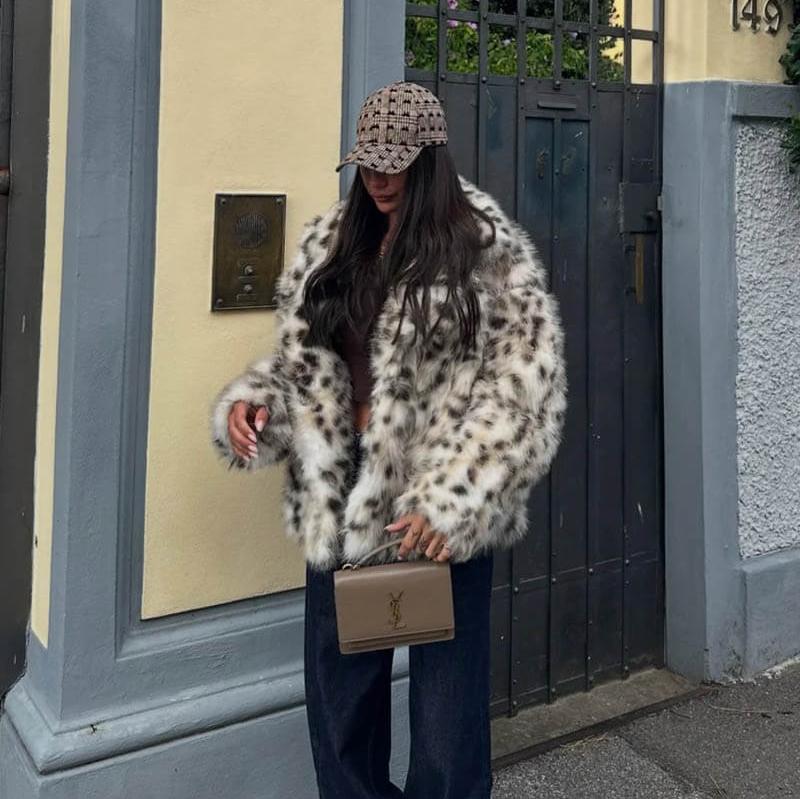 WW | Flauschige Pelzjacke Für Winter