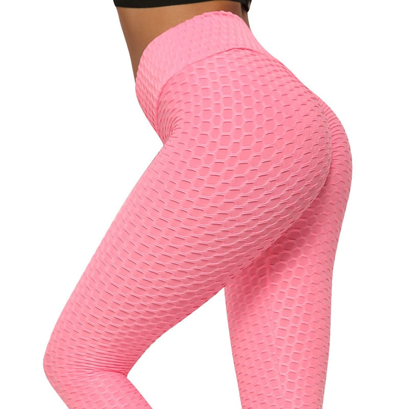 WW | Leggings mit hoher Taille und Wabenstruktur