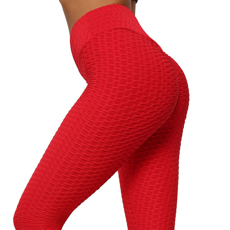 WW | Leggings mit hoher Taille und Wabenstruktur