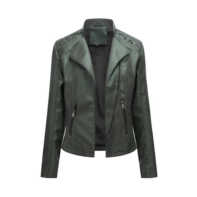 W&W - Glatte Lederjacke