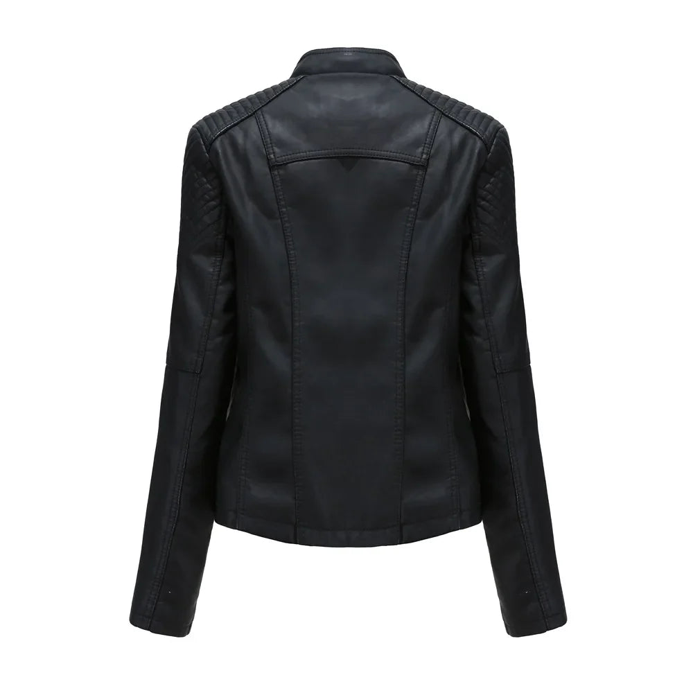 W&W - Glatte Lederjacke