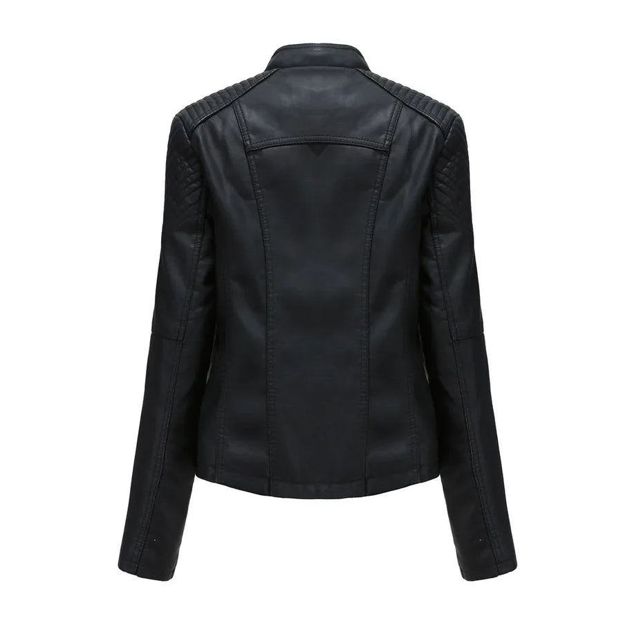 W&W - Glatte Lederjacke