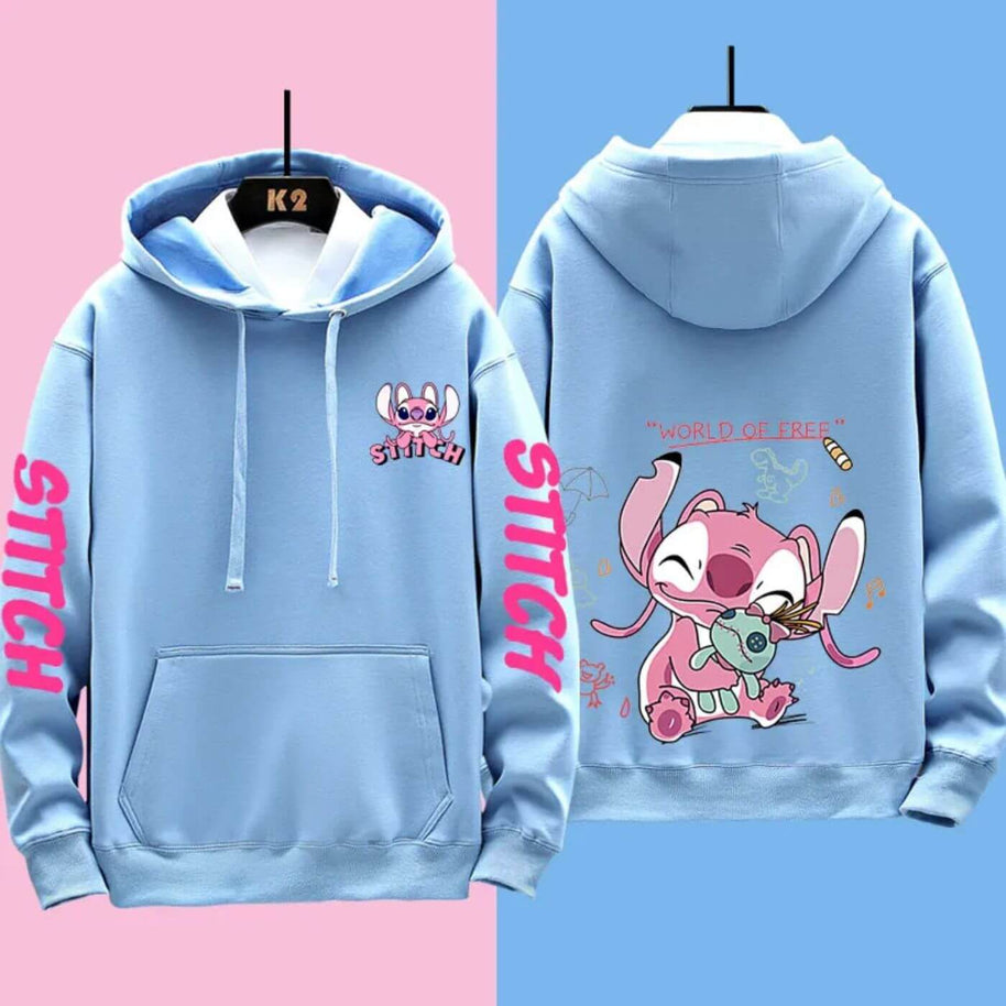WW | Bequemer Disney Stitch Kapuzenpulli