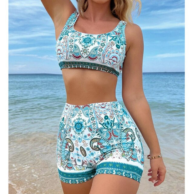 WW | Ensemble mit sommerlichen Mustern