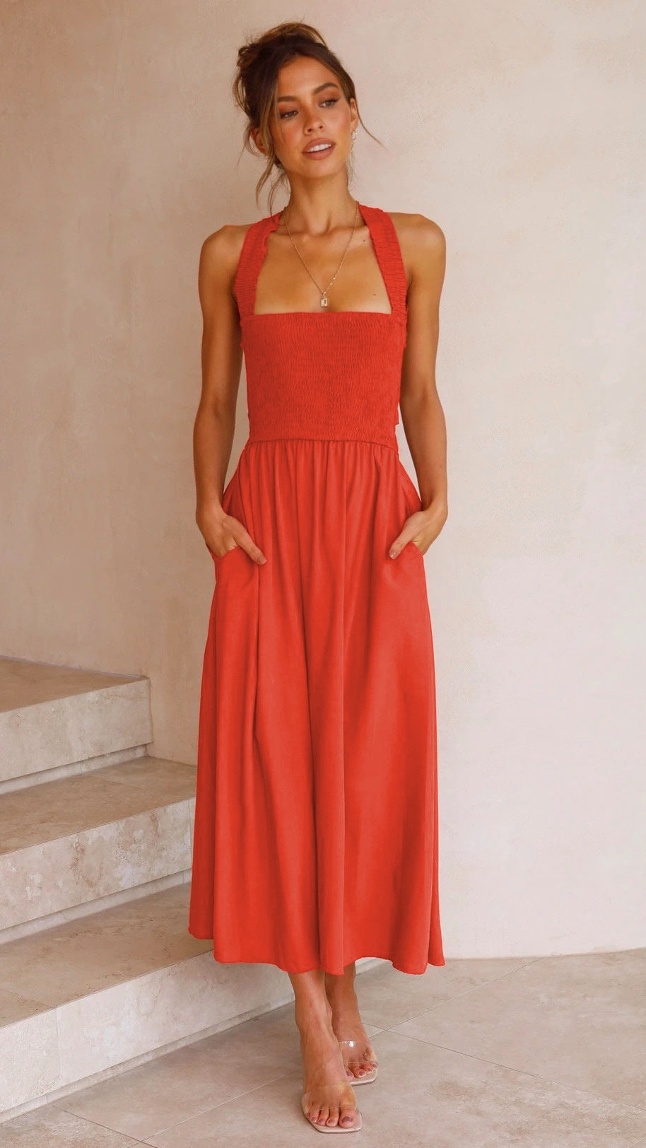 WW | Marie Elegantes Maxikleid Für Stilvolle Auftritte